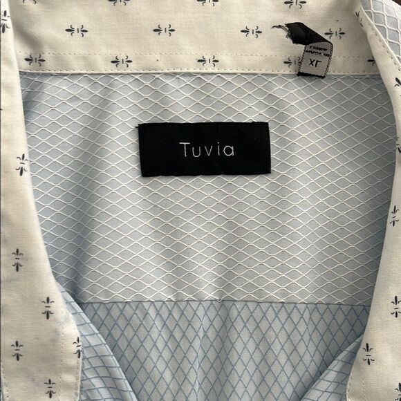 Men's Light Blue Tuvia Shirt - Picture 2 of 3